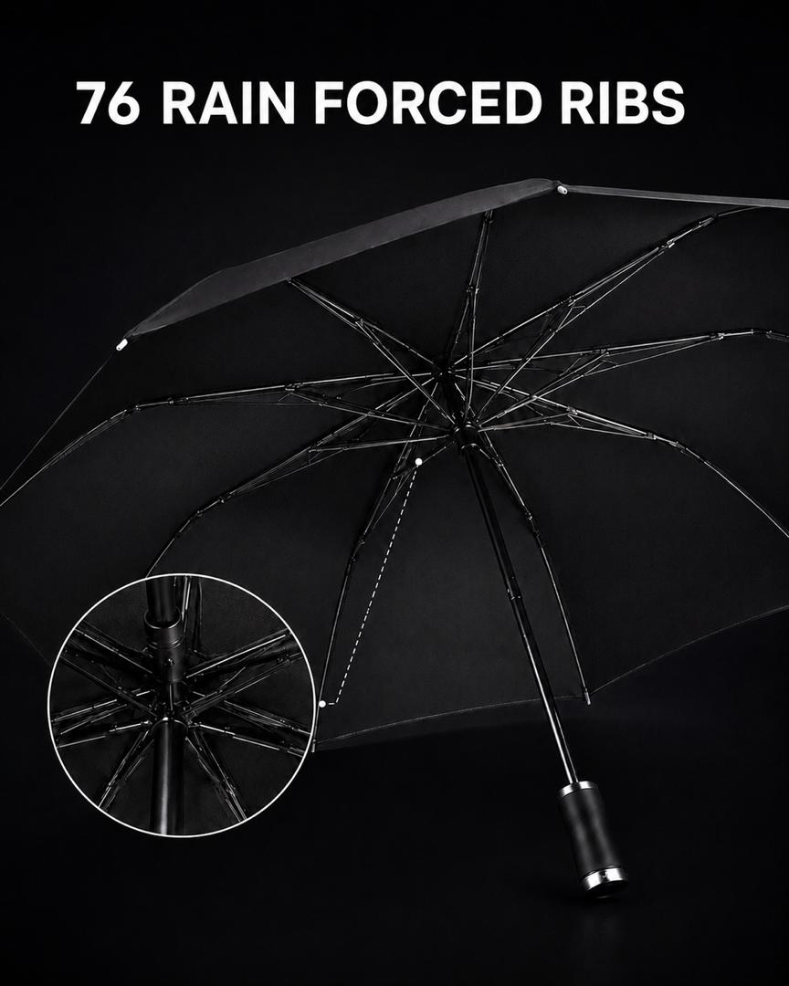 Classic Red Auto Umbrella, image 3