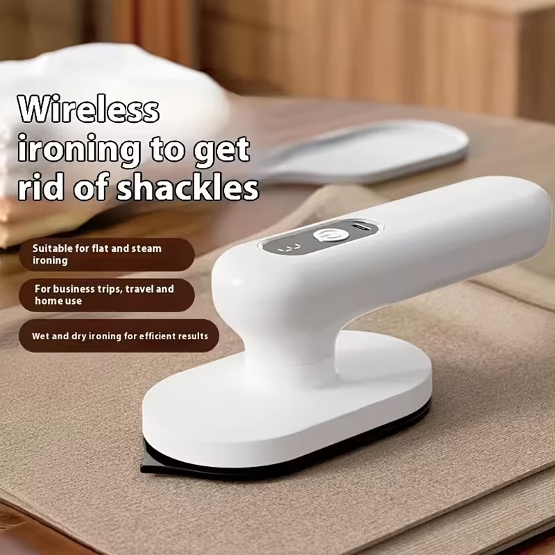 Compact rechargeable handheld iron, image 2