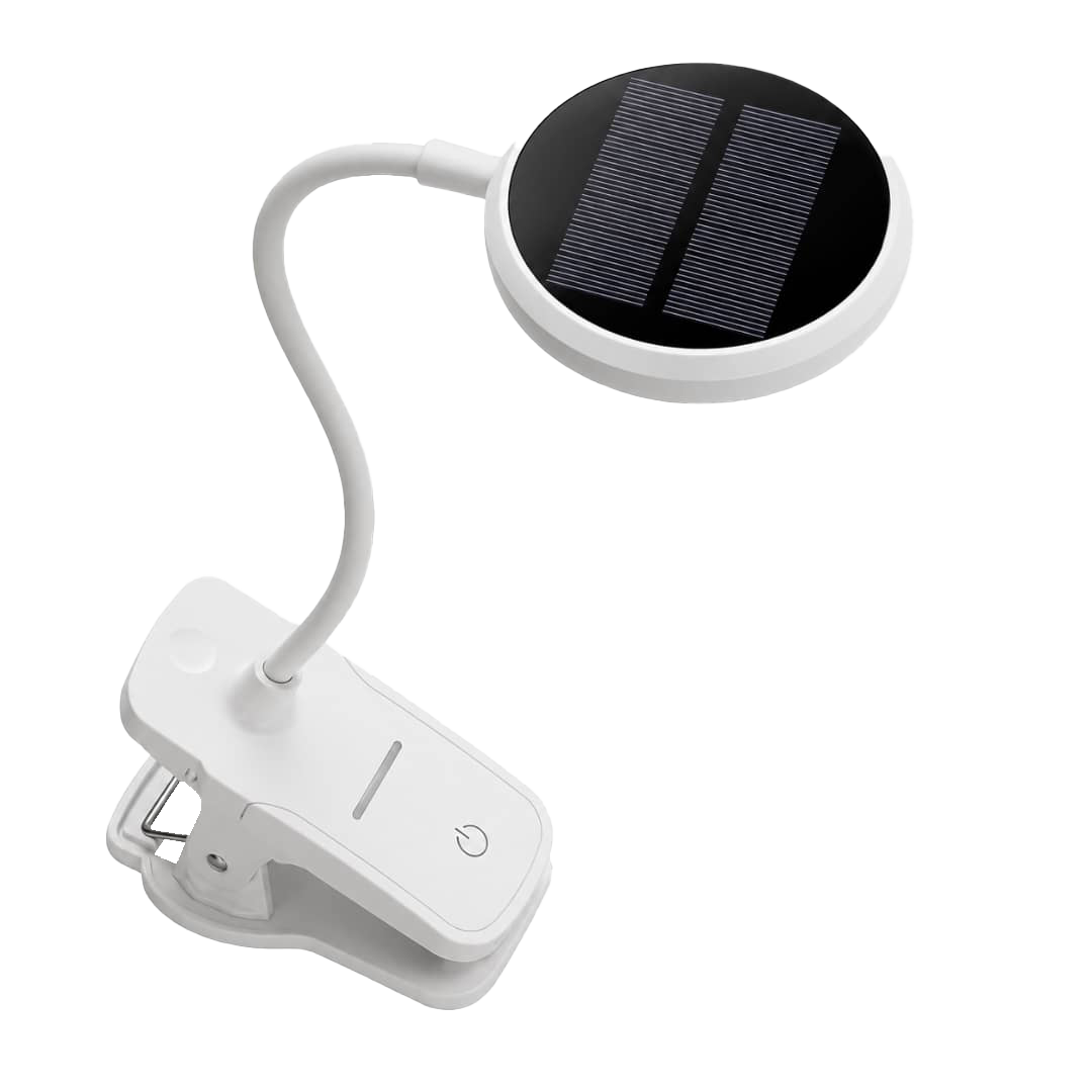 Solar clip lamp